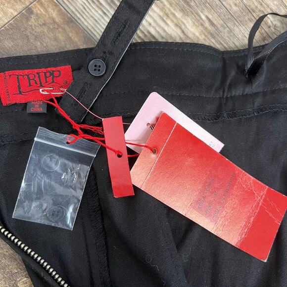 NWT Tripp NYC Black Faux Leather Corset Top Size XL - Picture 3 of 11